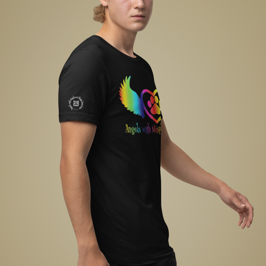 New Angels Rainbow Unisex Tee - Ruff Life Rescue Wear