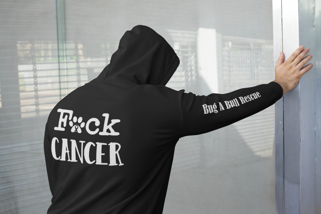 F*ck Cancer Bug a Bull Rescue - Unisex Zipper Hoodie Available in several colors