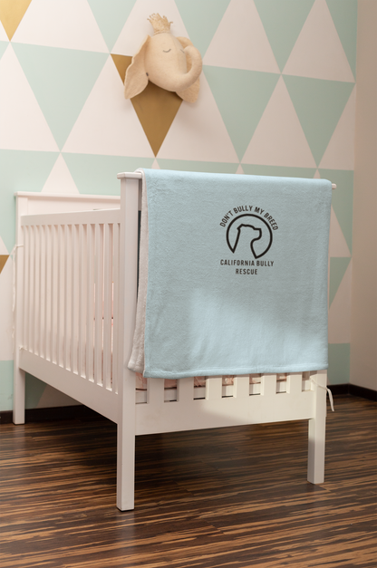 California Bully Rescue Baby Blanket - Ruff Life Rescue Wear