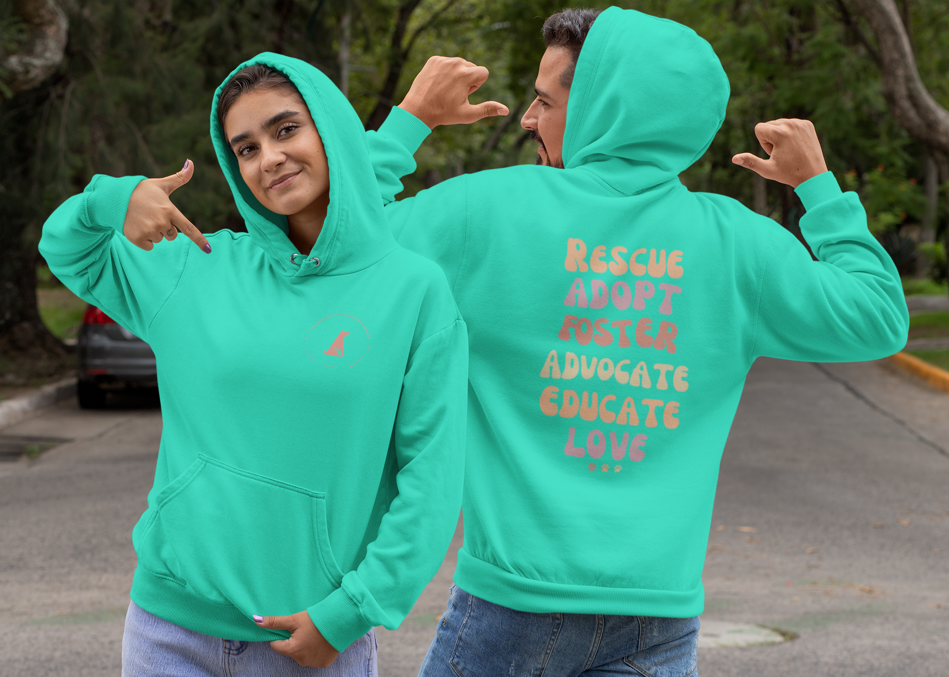 Adopt  Fleece Pullover Hoodie (Several Colors Available)