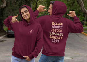 Adopt  Fleece Pullover Hoodie (Several Colors Available)