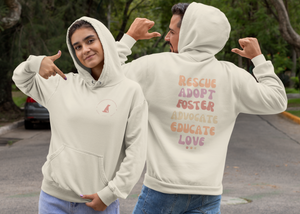 Adopt  Fleece Pullover Hoodie (Several Colors Available)