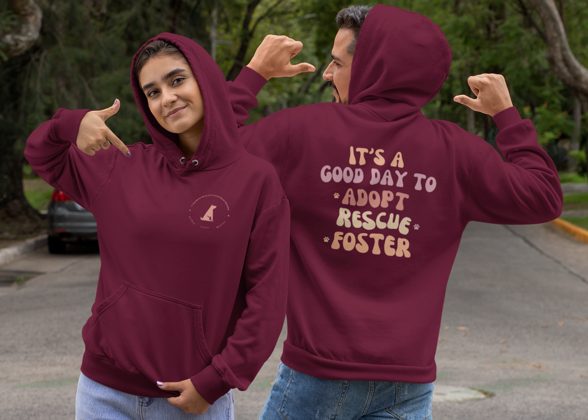 Good Day Fleece Pullover Hoodie (Several Colors Available)