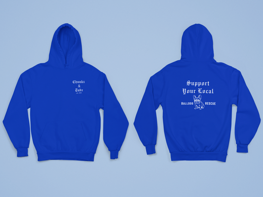 Chunkz & Tubz Rescue French Bulldog Hoodie (Available in several colors) - Ruff Life Rescue Wear