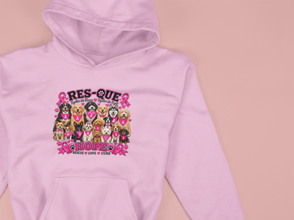 Res-Que Breast Cancer Hoodie