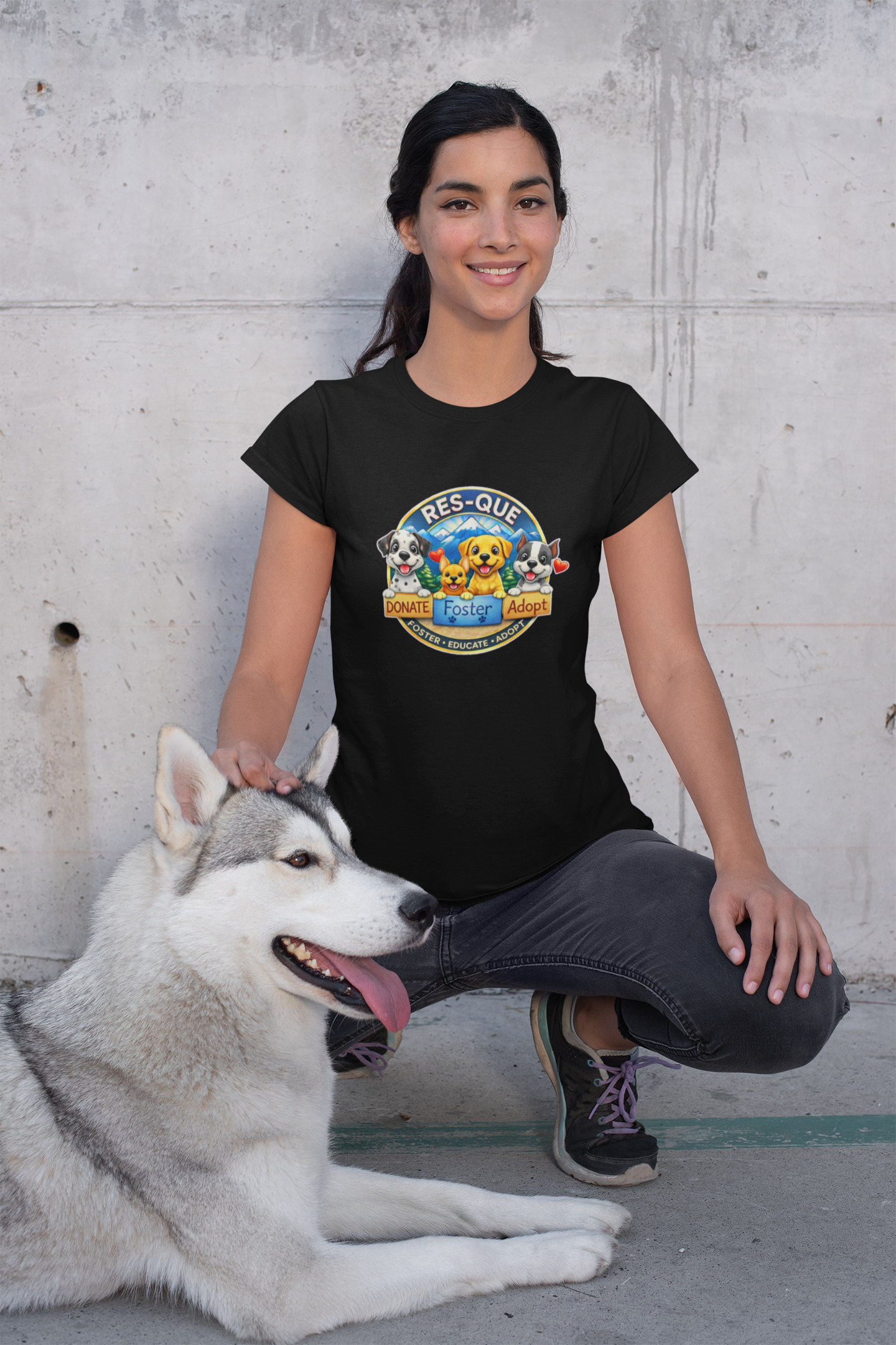 New Res-Que Unisex Tee (available in several colors) - Ruff Life Rescue Wear