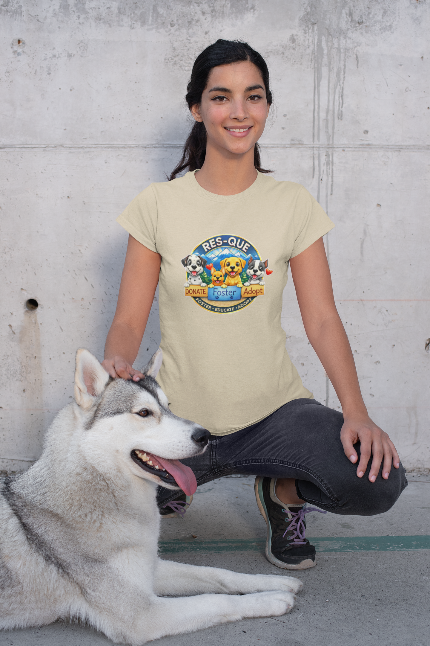 New Res-Que Unisex Tee (available in several colors) - Ruff Life Rescue Wear