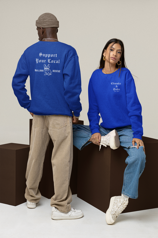 Chunkz & Tubz Rescue French Bulldog Sweatshirt - Ruff Life Rescue Wear