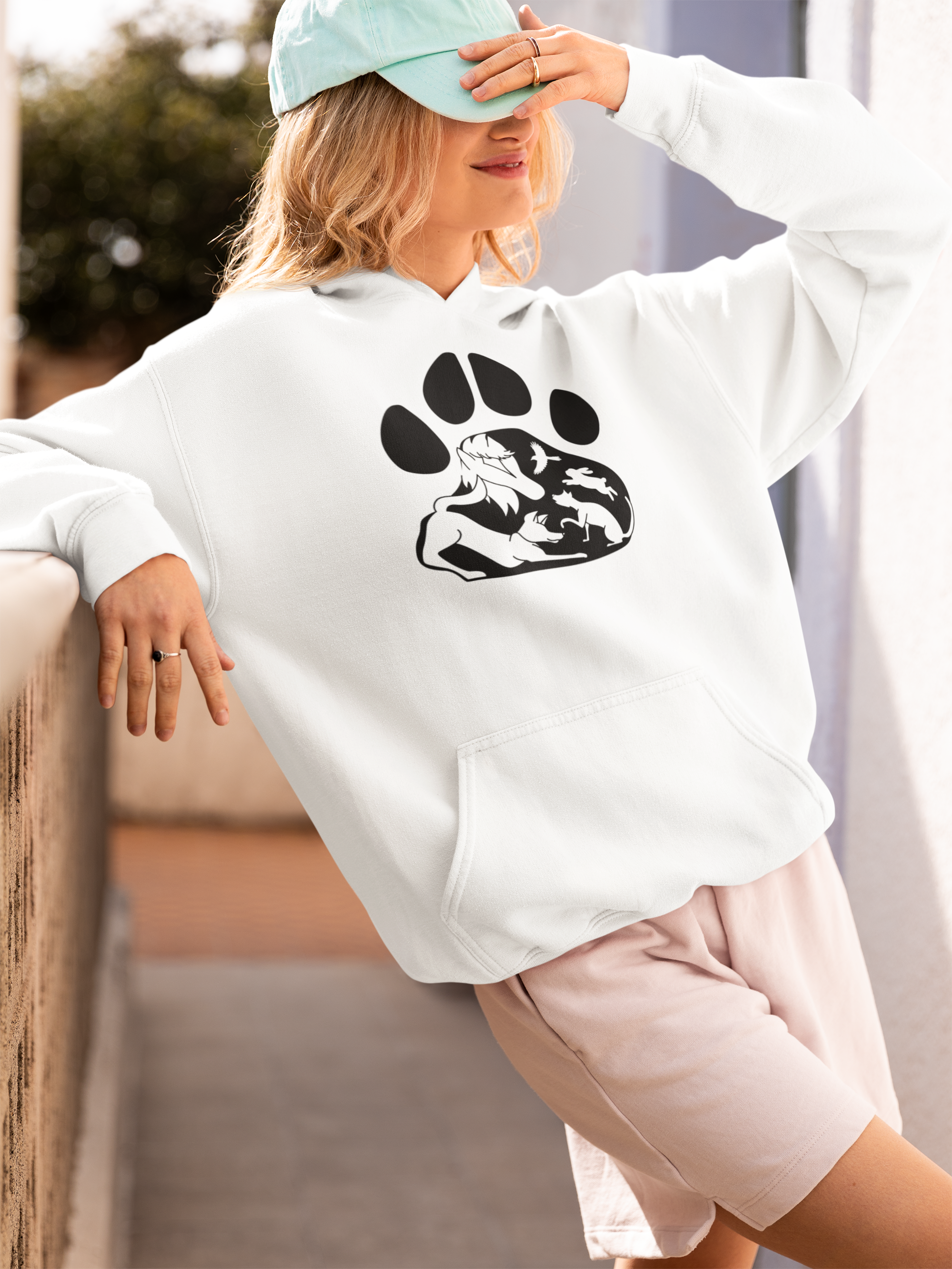 Paws Pullover Hoodie (Available in several colors)