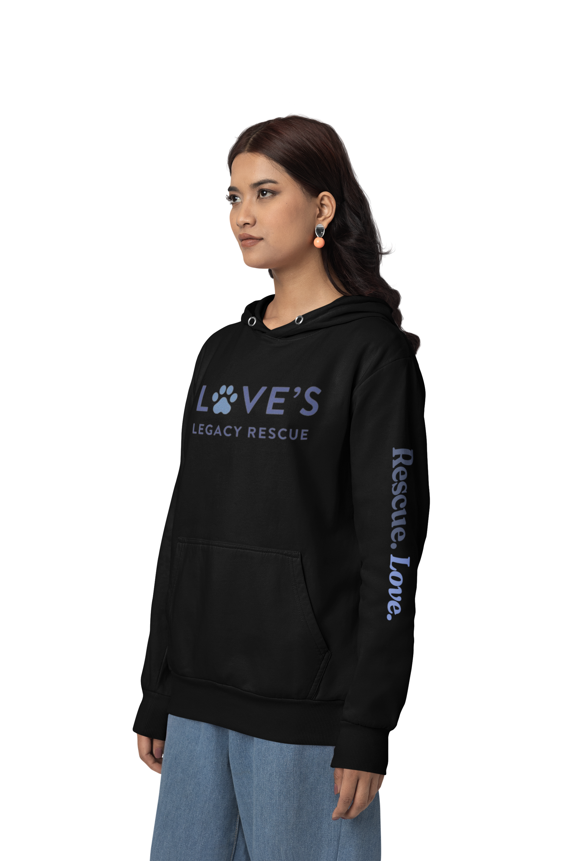 Love's Fleece Pullover Hoodie (Available in several colors) - Ruff Life Rescue Wear