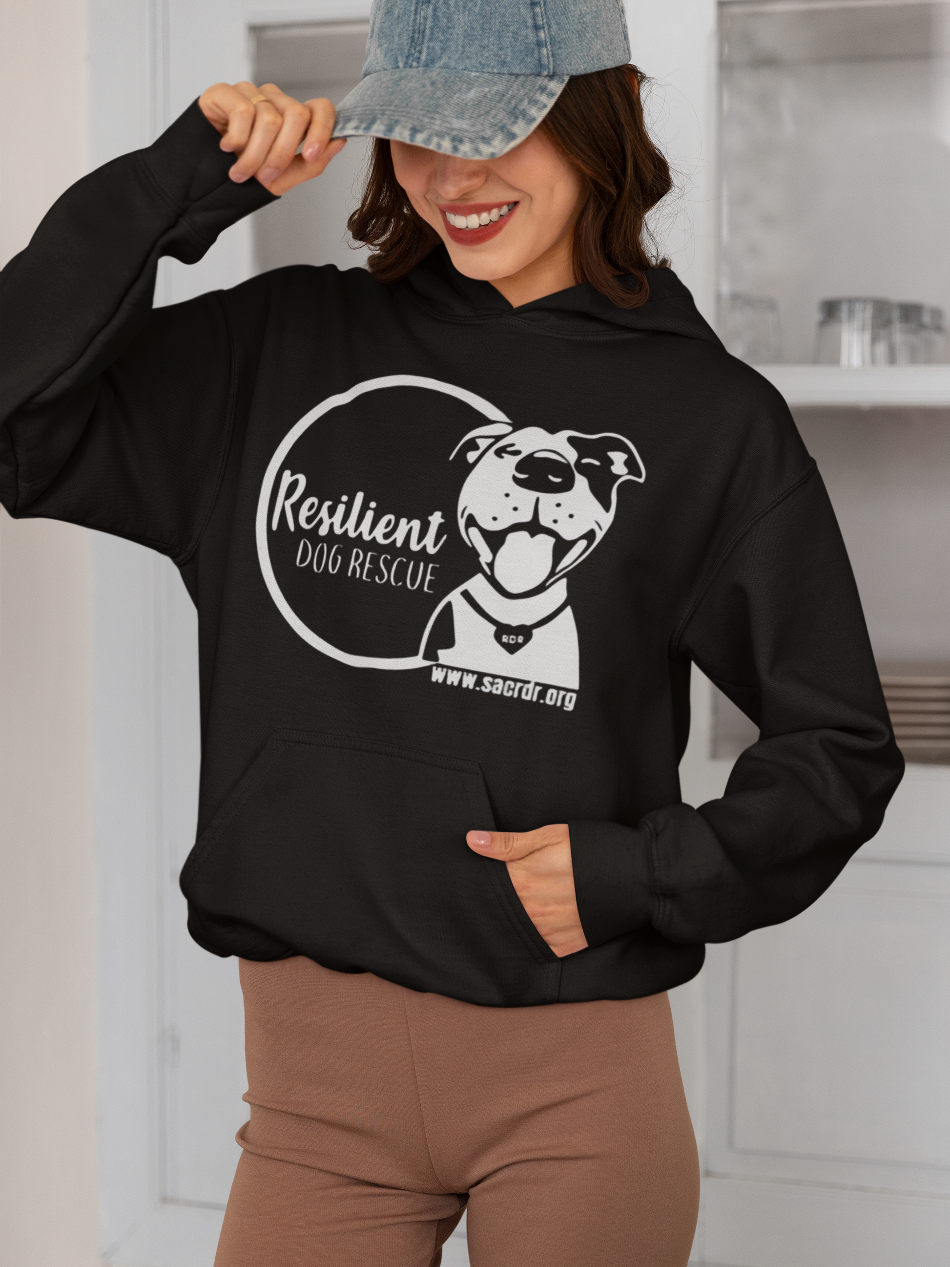 Resilient Dog Pullover Hoodie (Available in several colors) - Ruff Life Rescue Wear