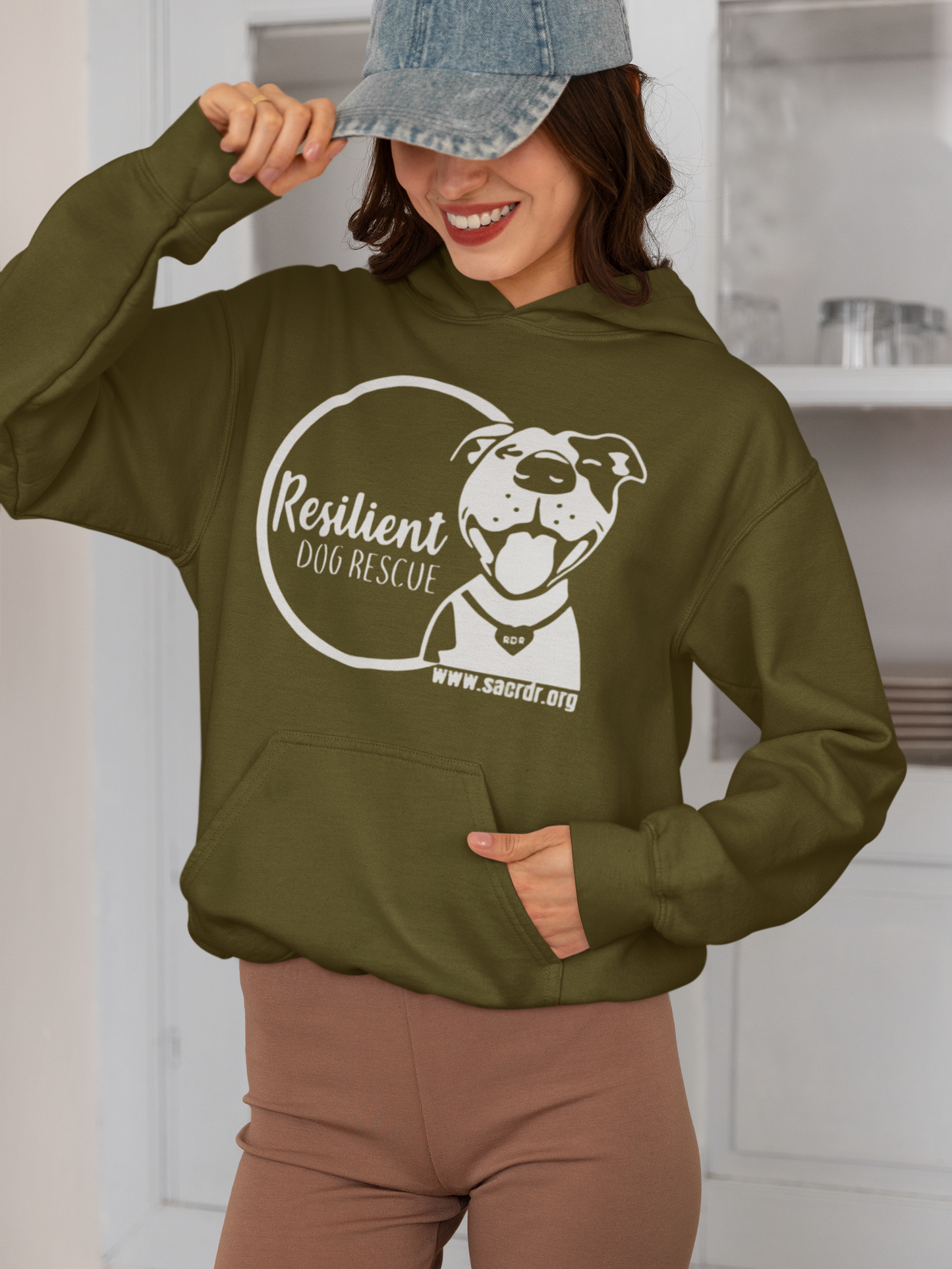 Resilient Dog Pullover Hoodie (Available in several colors) - Ruff Life Rescue Wear