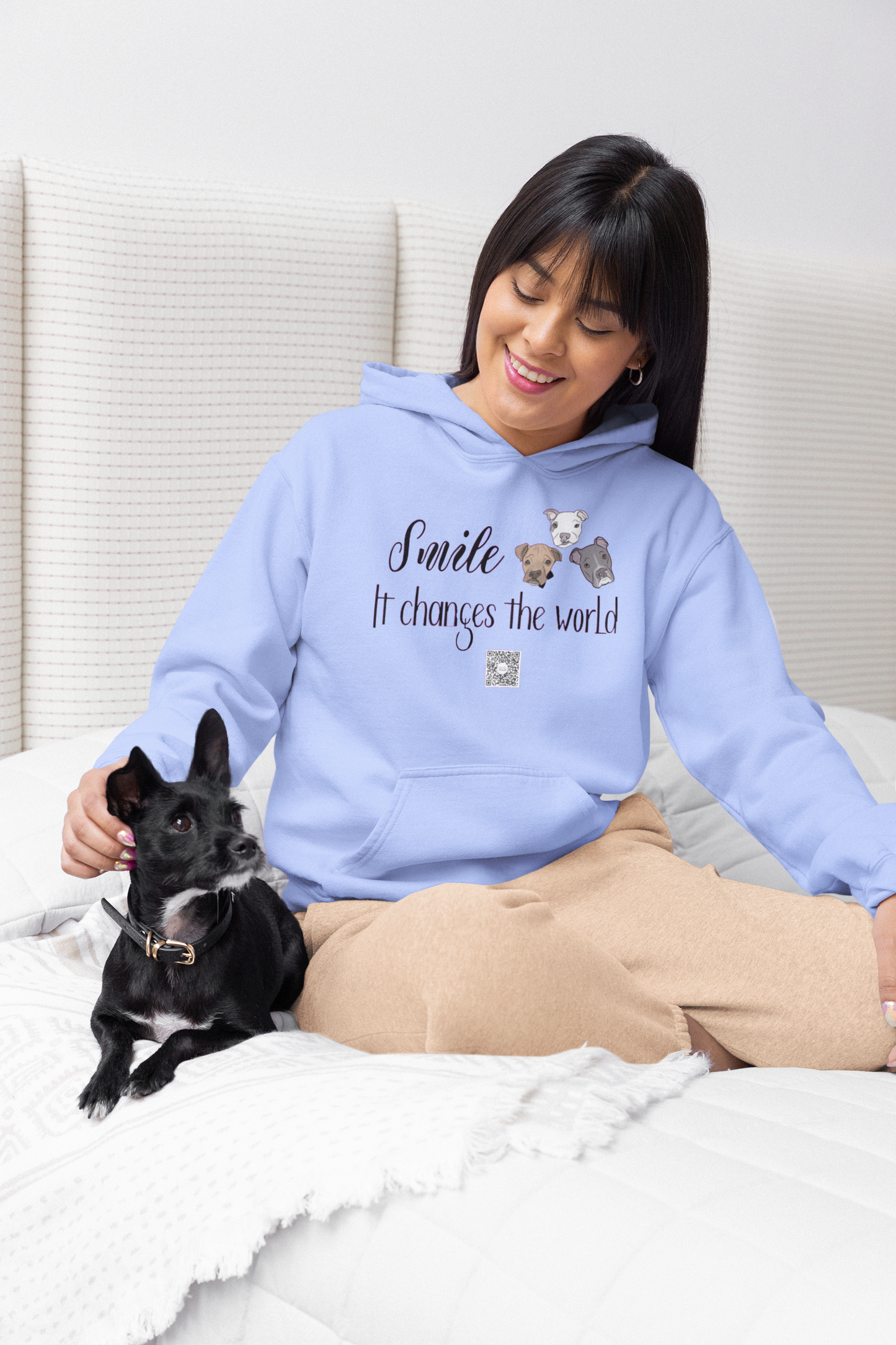 Cleft Pup Brigade Pullover Hoodie Smile (Available in several colors) - Ruff Life Rescue Wear