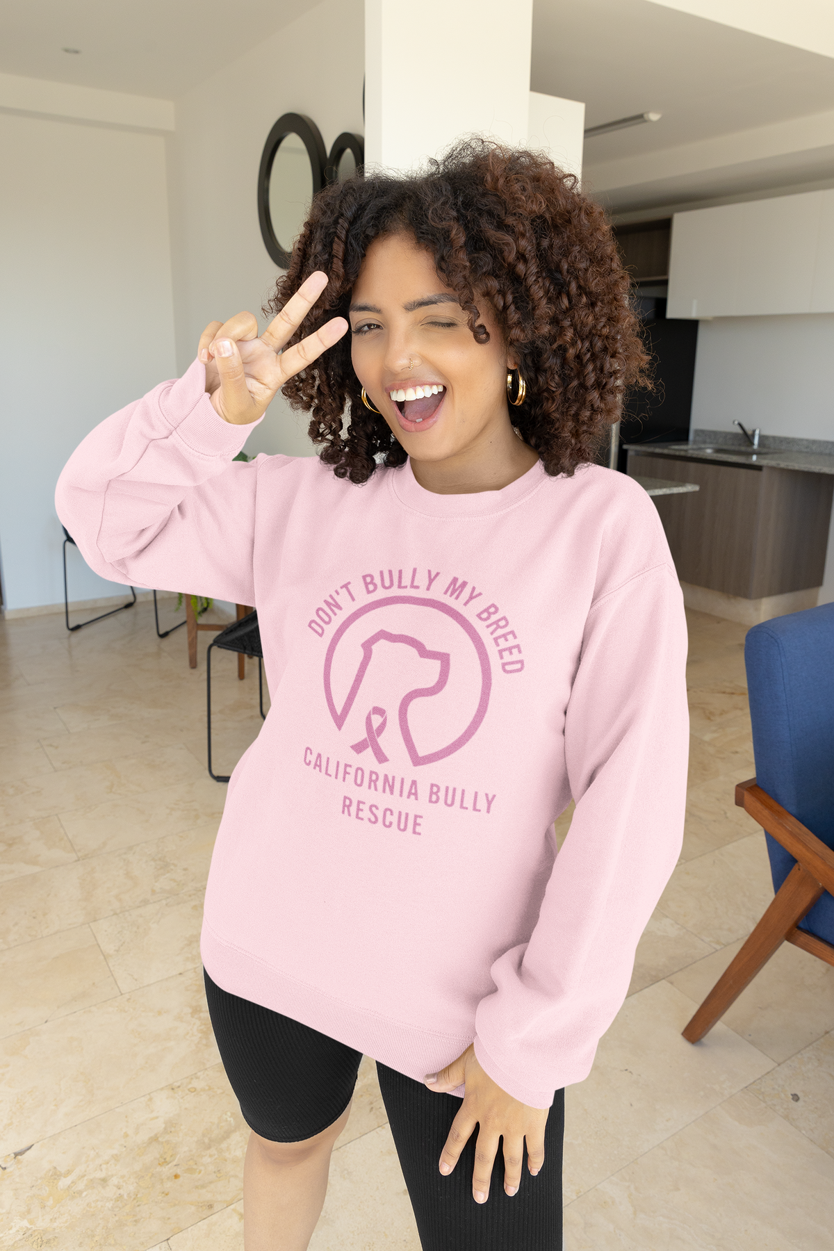 CBR Cancer Awareness Sweatshirt (available in several colors) - Ruff Life Rescue Wear