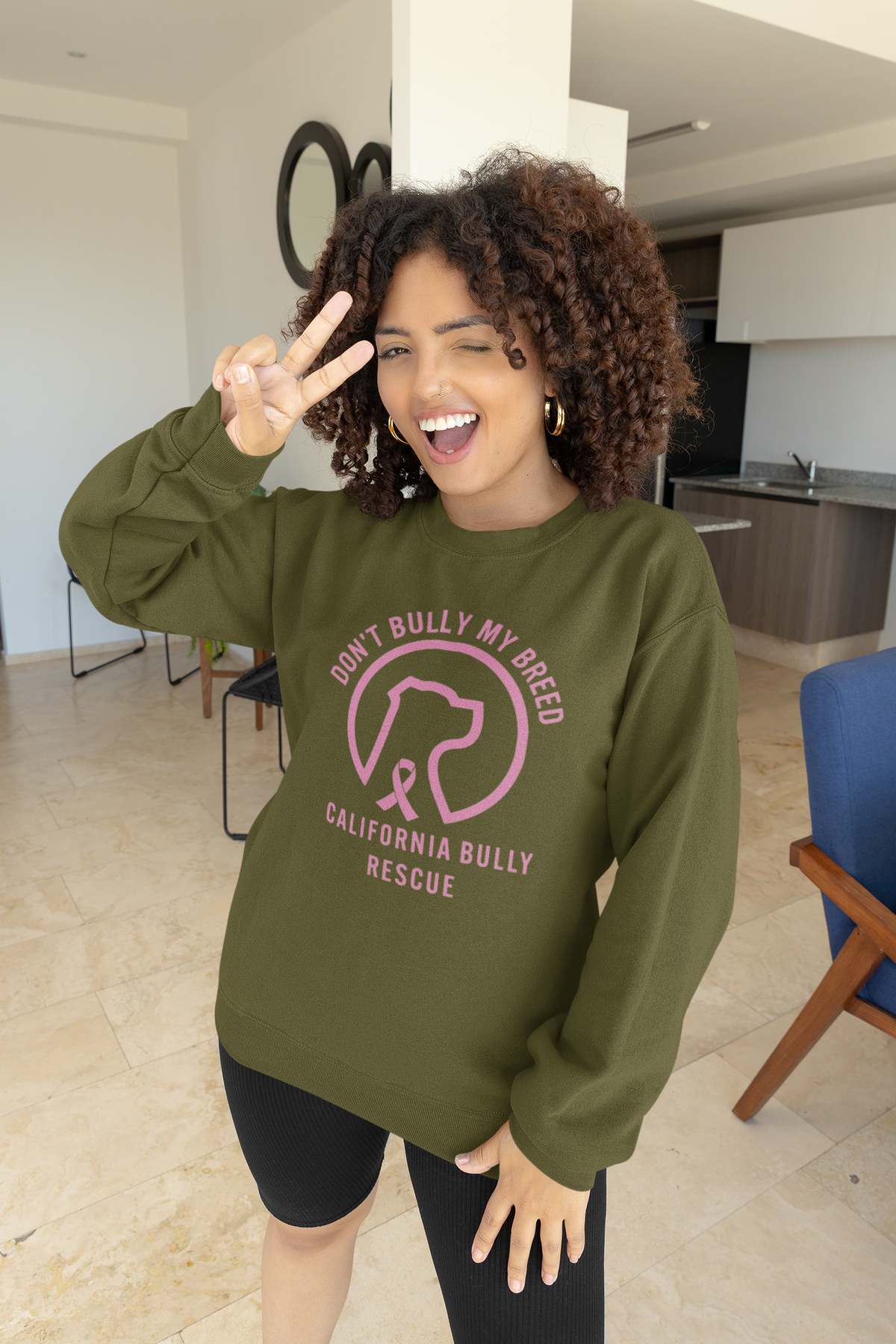 CBR Cancer Awareness Sweatshirt (available in several colors) - Ruff Life Rescue Wear