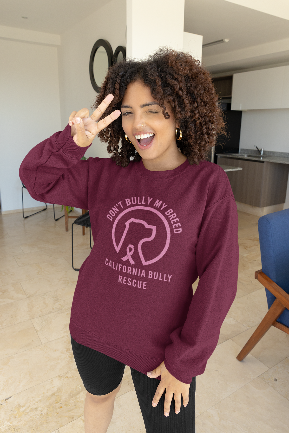 CBR Cancer Awareness Sweatshirt (available in several colors) - Ruff Life Rescue Wear