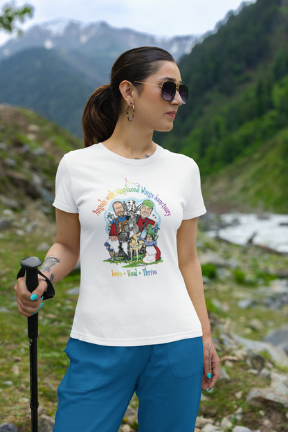 Angels Ladies Tee (Available in several colors) - Ruff Life Rescue Wear