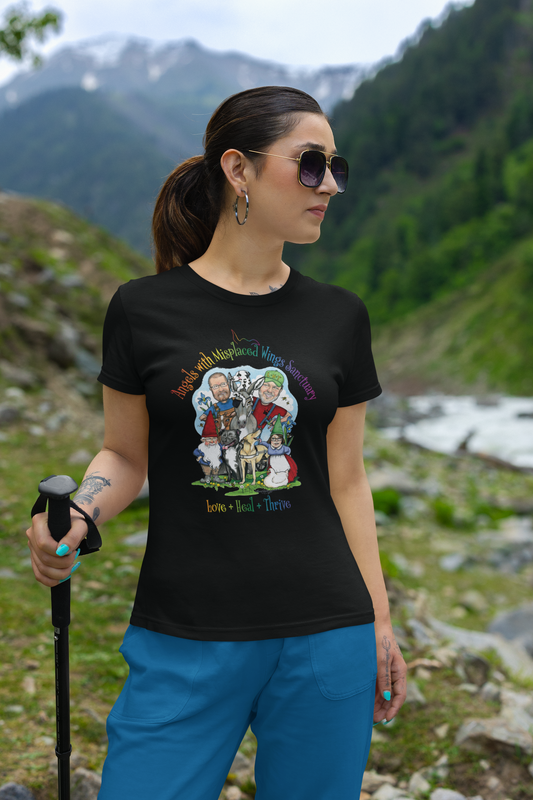 Angels Ladies Tee (Available in several colors) - Ruff Life Rescue Wear