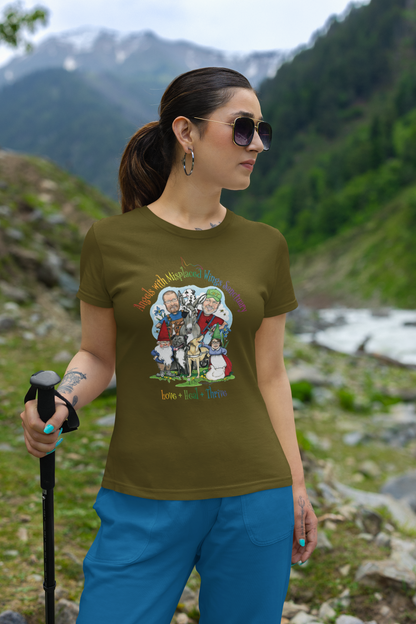 Angels Ladies Tee (Available in several colors) - Ruff Life Rescue Wear