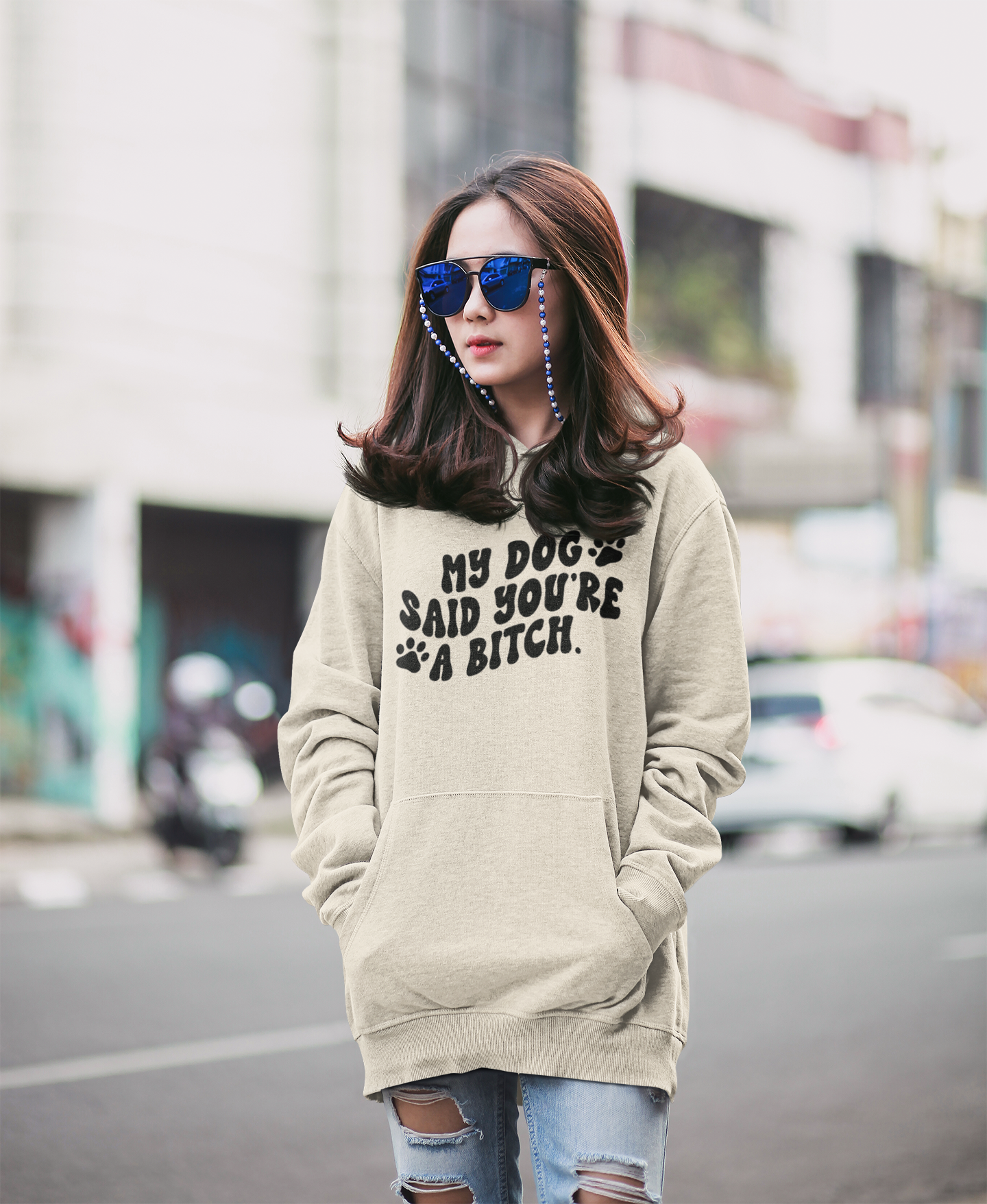 My Dog Said - Super Soft Fleece Hoodie - Ruff Life Rescue Wear