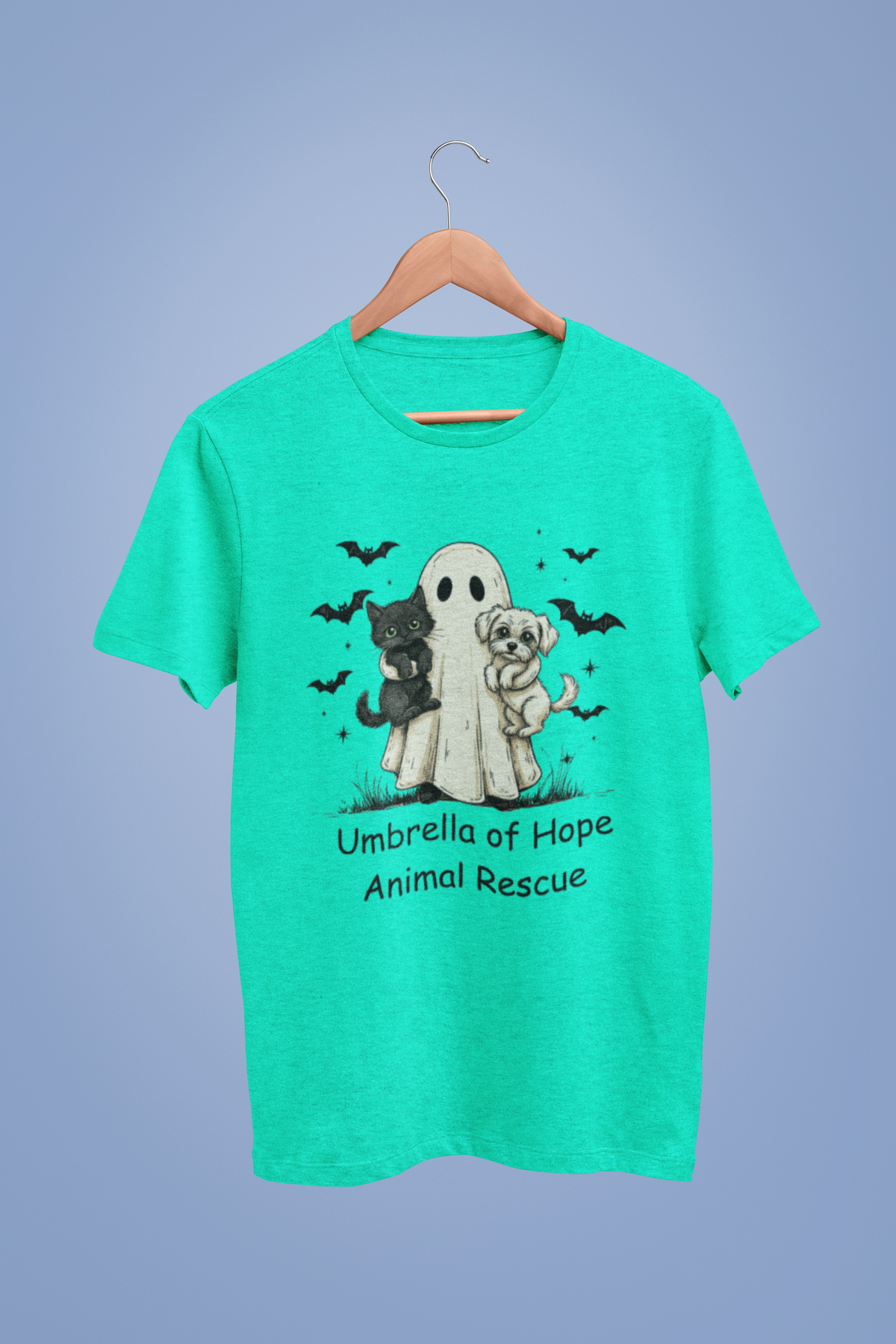 Umbrella of Hope Halloween Triblend Tee - Ruff Life Rescue Wear