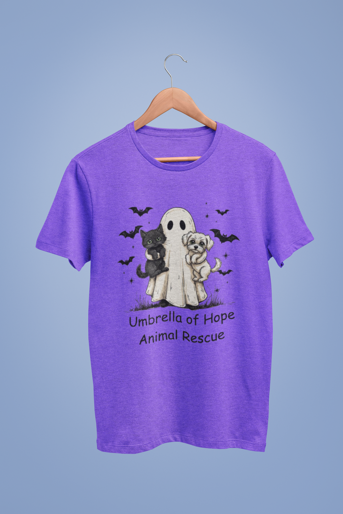 Umbrella of Hope Halloween Triblend Tee - Ruff Life Rescue Wear