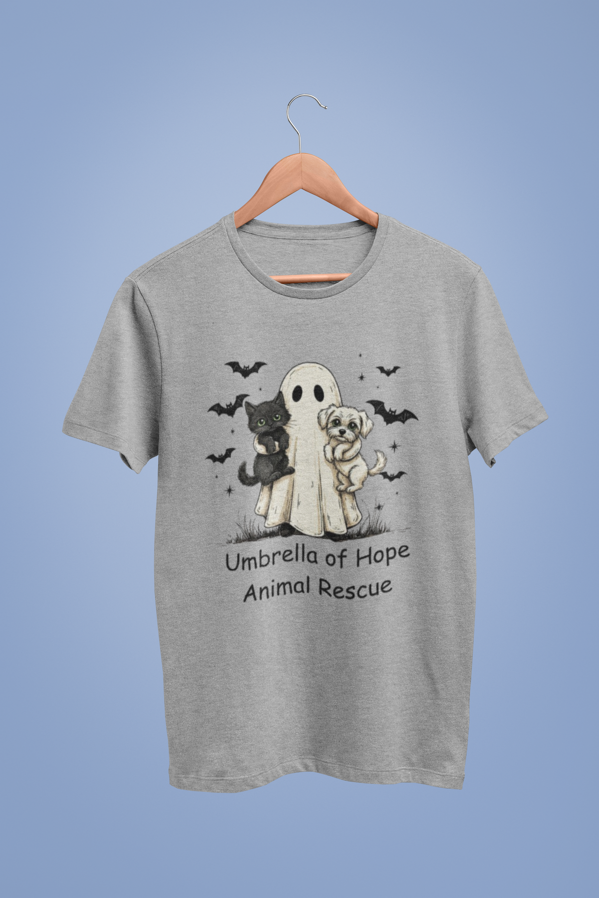 Umbrella of Hope Halloween Triblend Tee - Ruff Life Rescue Wear