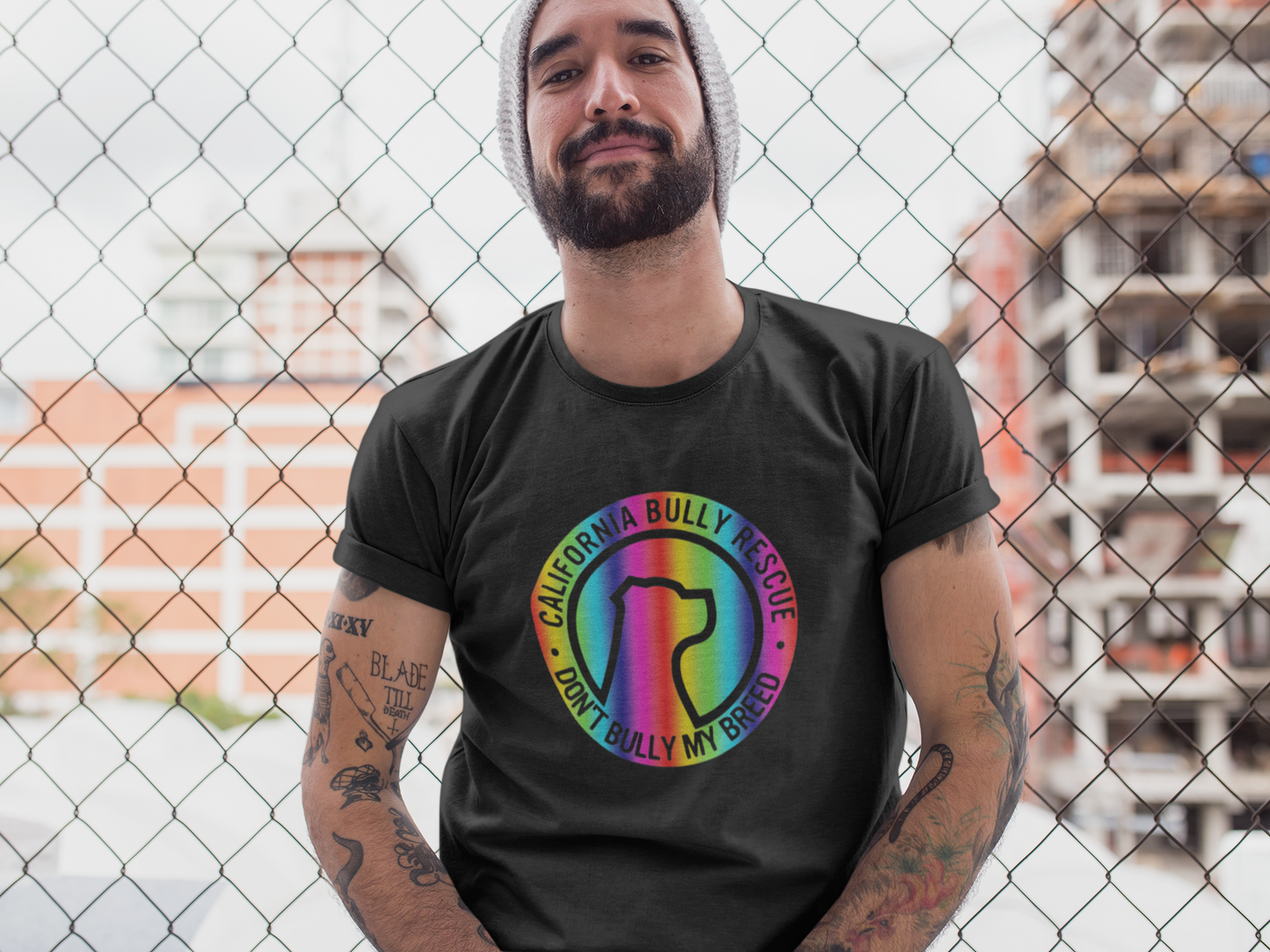 California Bully Rescue Pride Unisex Tee - Ruff Life Rescue Wear