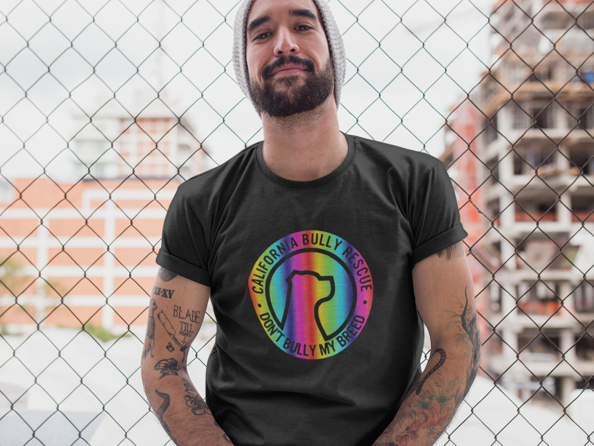 California Bully Rescue Pride Unisex Tee - Ruff Life Rescue Wear