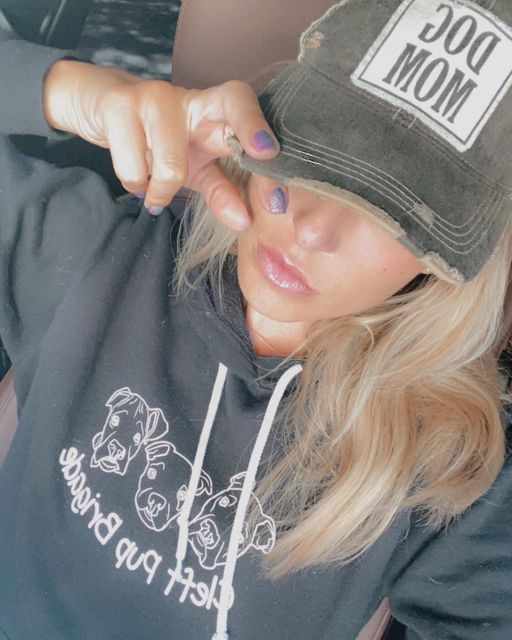 Cleft Pup Brigade Pullover Hoodie Black & White Logo (Available in several colors) - Ruff Life Rescue Wear