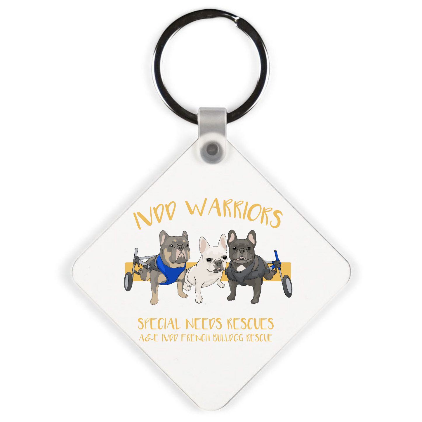 A&E Keychains Double-Sided Pendants - Ruff Life Rescue Wear