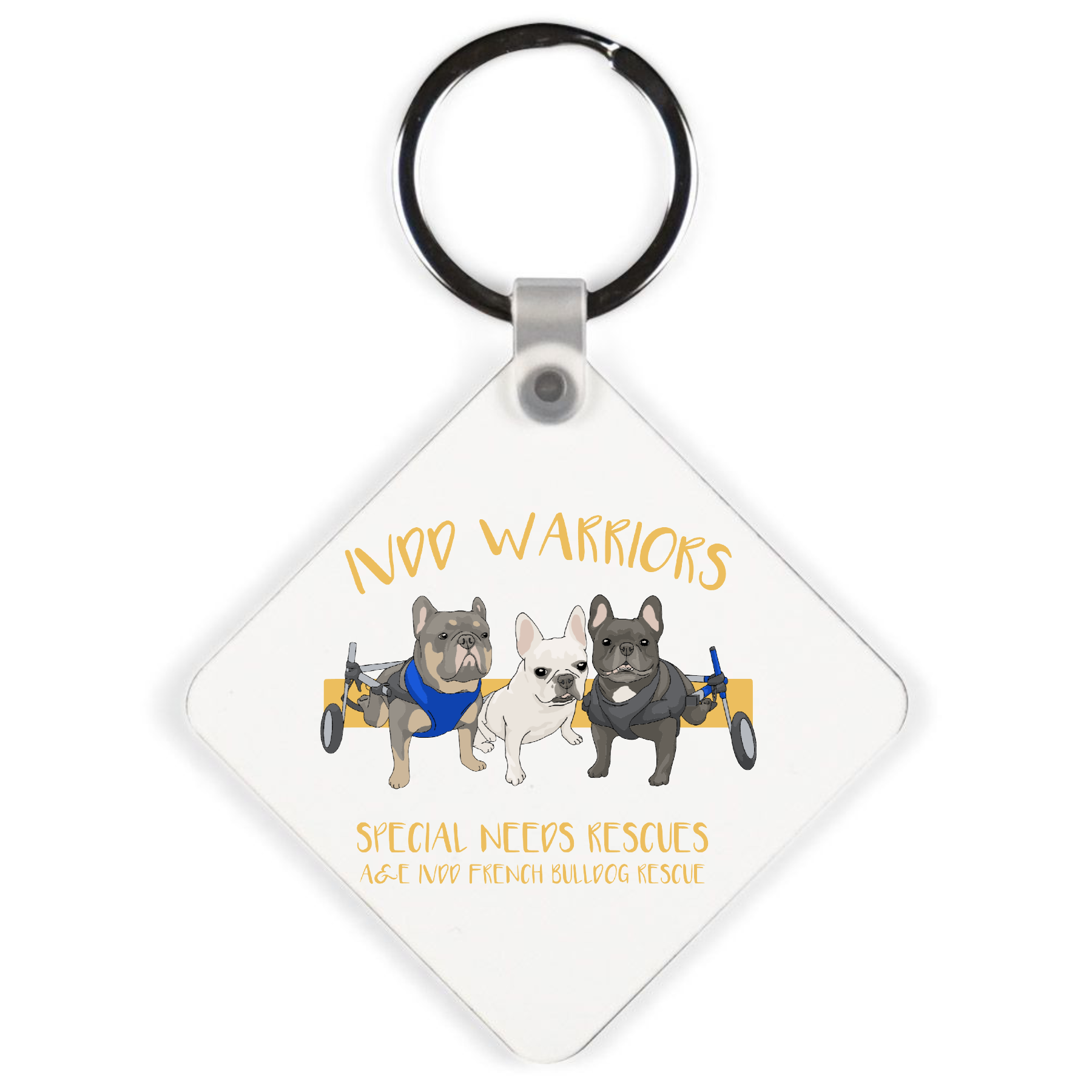 A&E Keychains Double-Sided Pendants - Ruff Life Rescue Wear