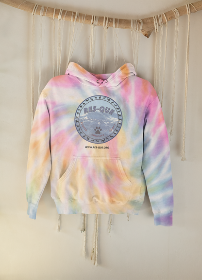 Res-Que Tie-Dyed Hoodie - Ruff Life Rescue Wear