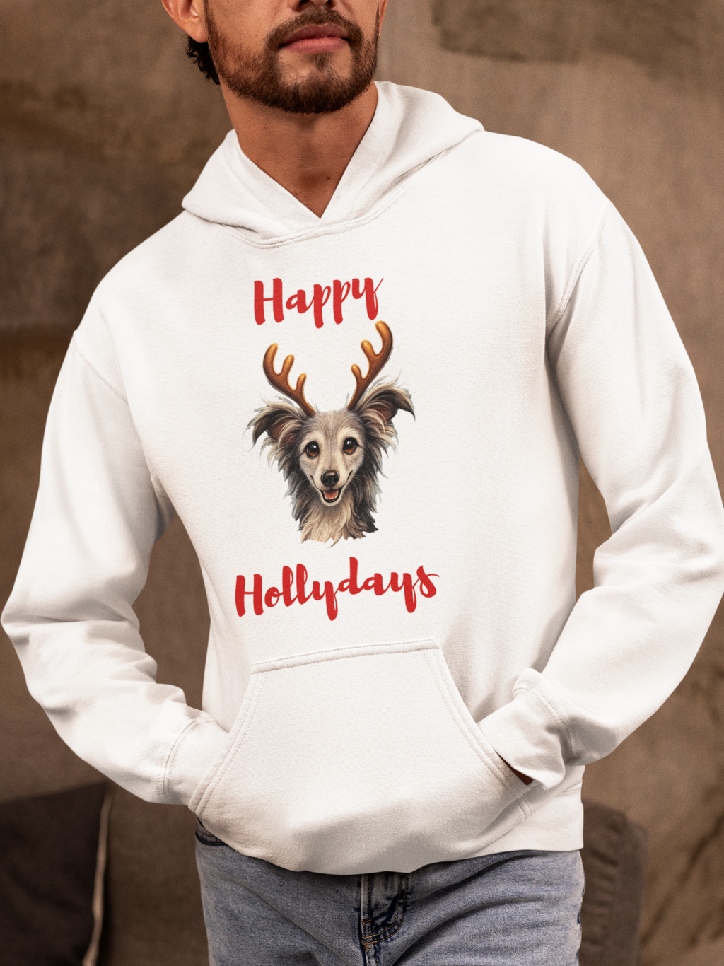 Happy Hollydays Hoodie – Angels With Misplaced Wings Sanctuary Edition (Available in Several Colors)