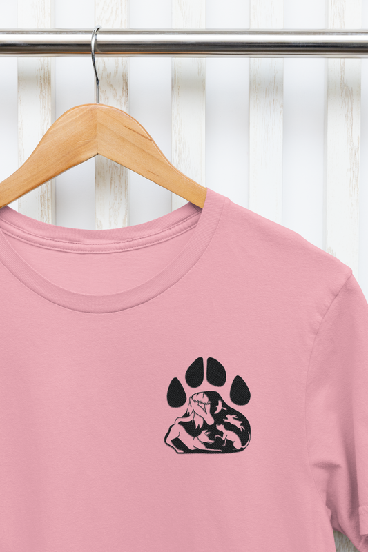 Paws Small Logo Unisex Tee (available in several colors) - Ruff Life Rescue Wear