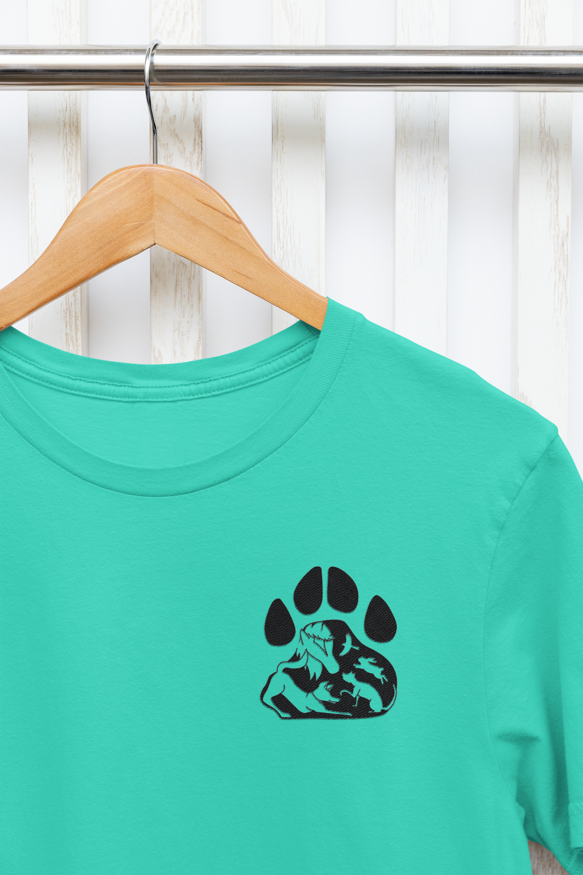 Paws Small Logo Unisex Tee (available in several colors)