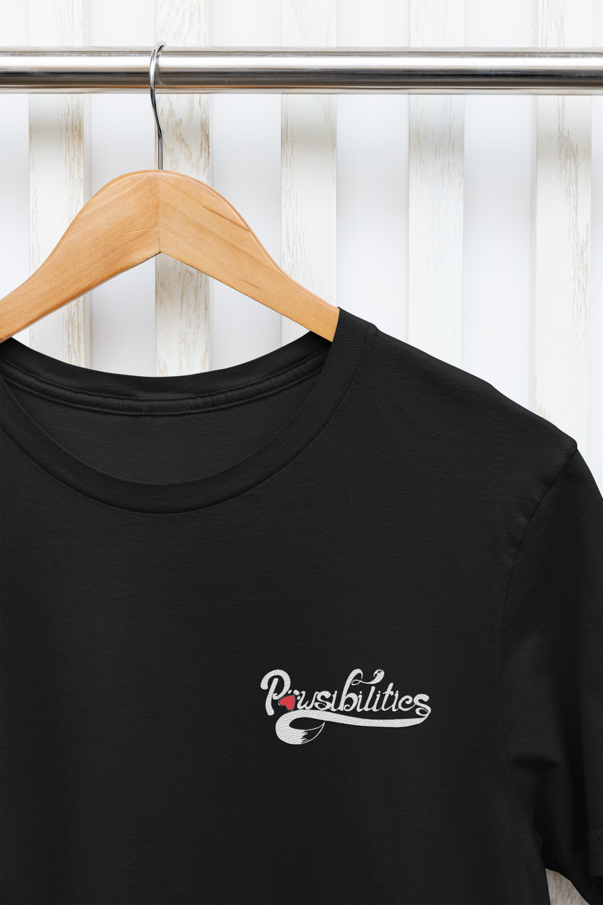 Pawsibilities Small Logo Unisex Tee (available in several colors) - Ruff Life Rescue Wear