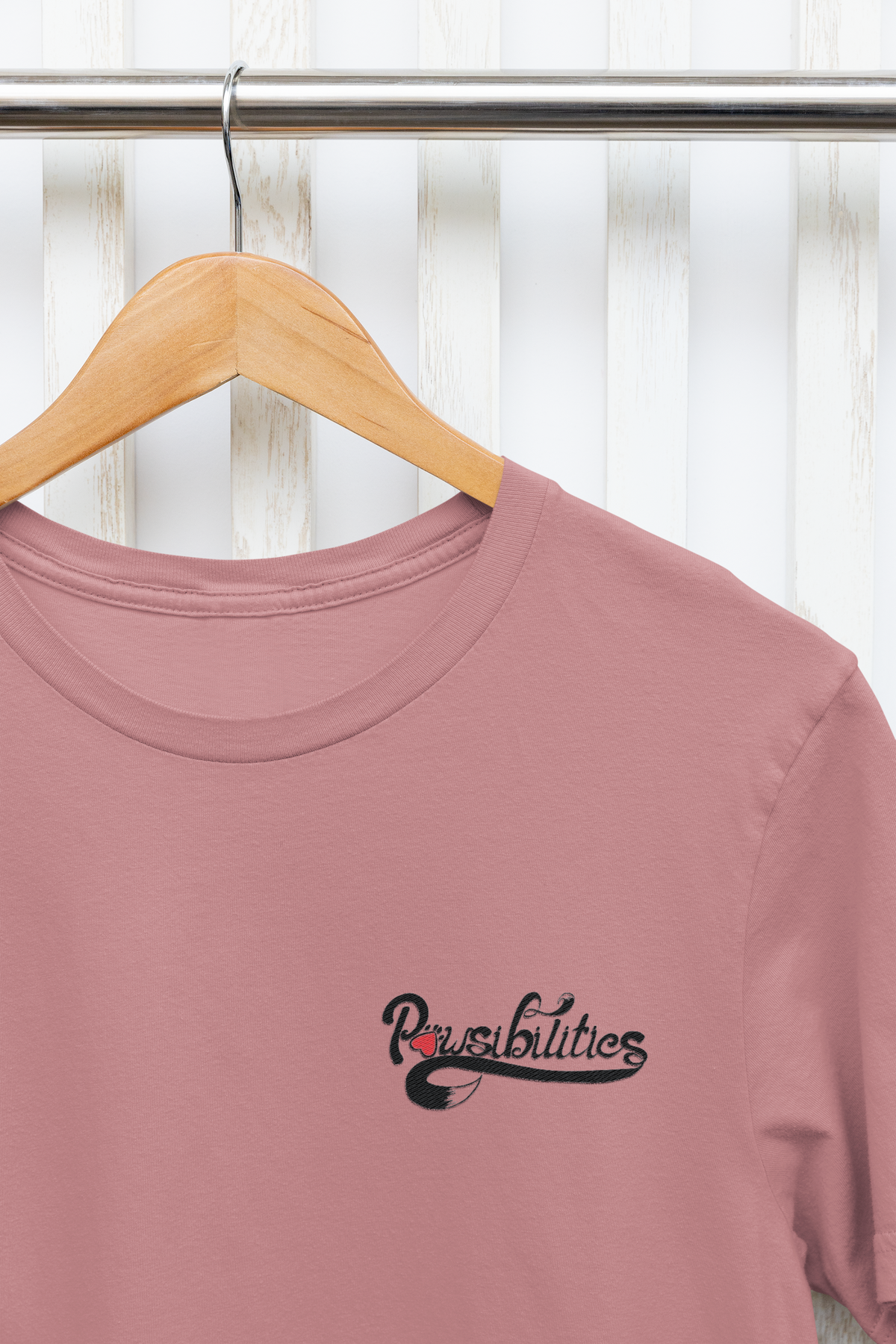 Pawsibilities Small Logo Unisex Tee (available in several colors) - Ruff Life Rescue Wear