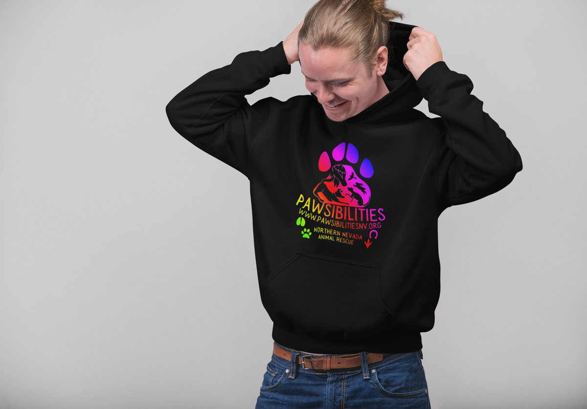 Pride Paws Logo Pullover Hoodie