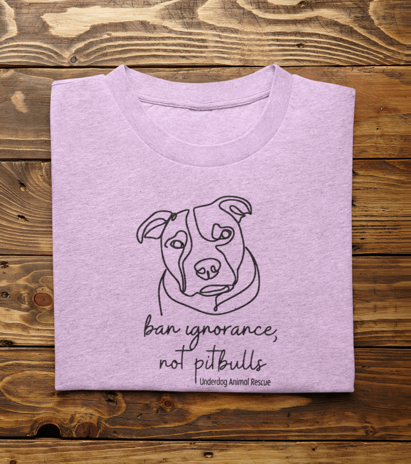 Underdog Pitty TriBlend Tee (available in several colors) - Ruff Life Rescue Wear