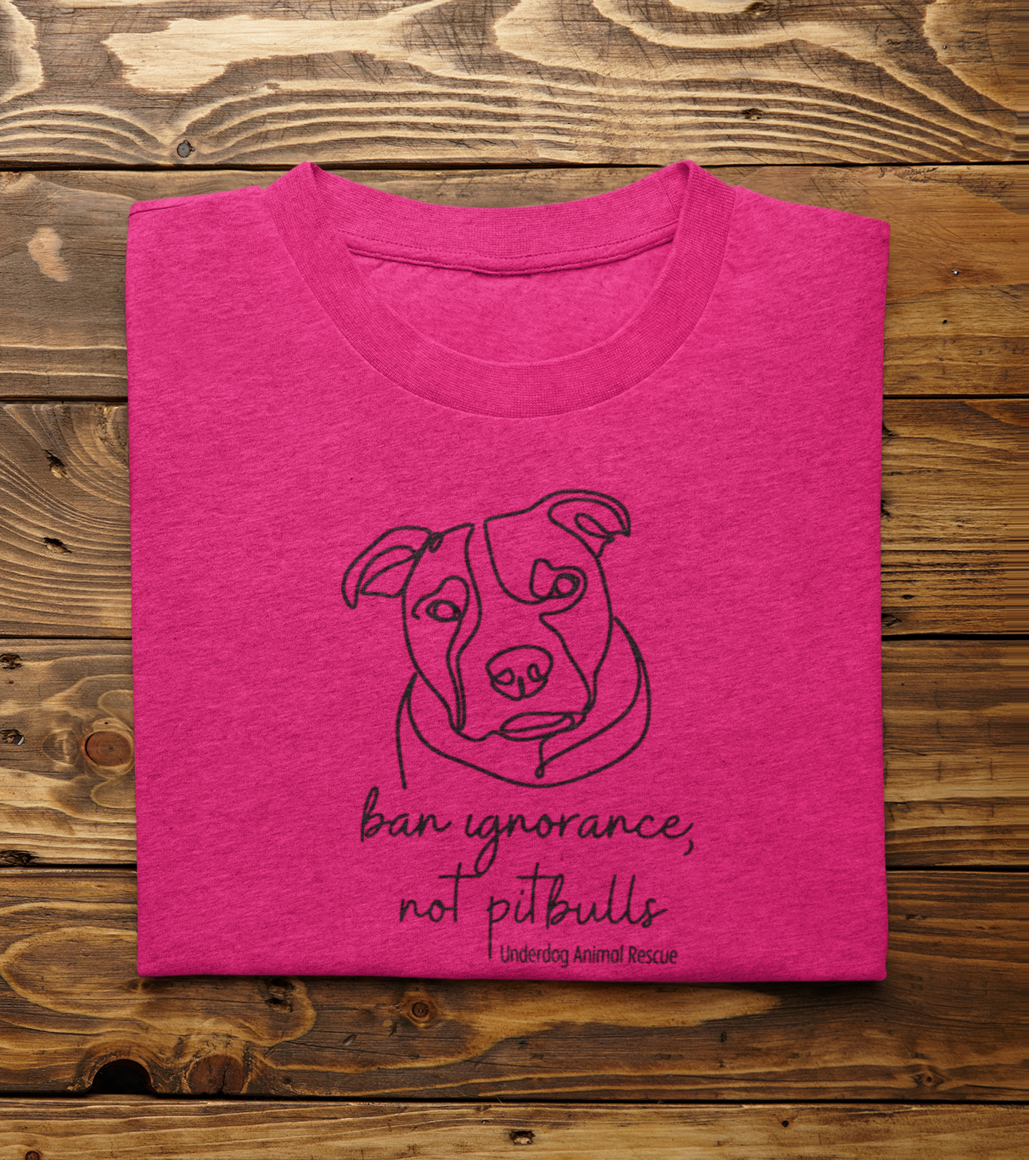 Underdog Pitty TriBlend Tee (available in several colors) - Ruff Life Rescue Wear