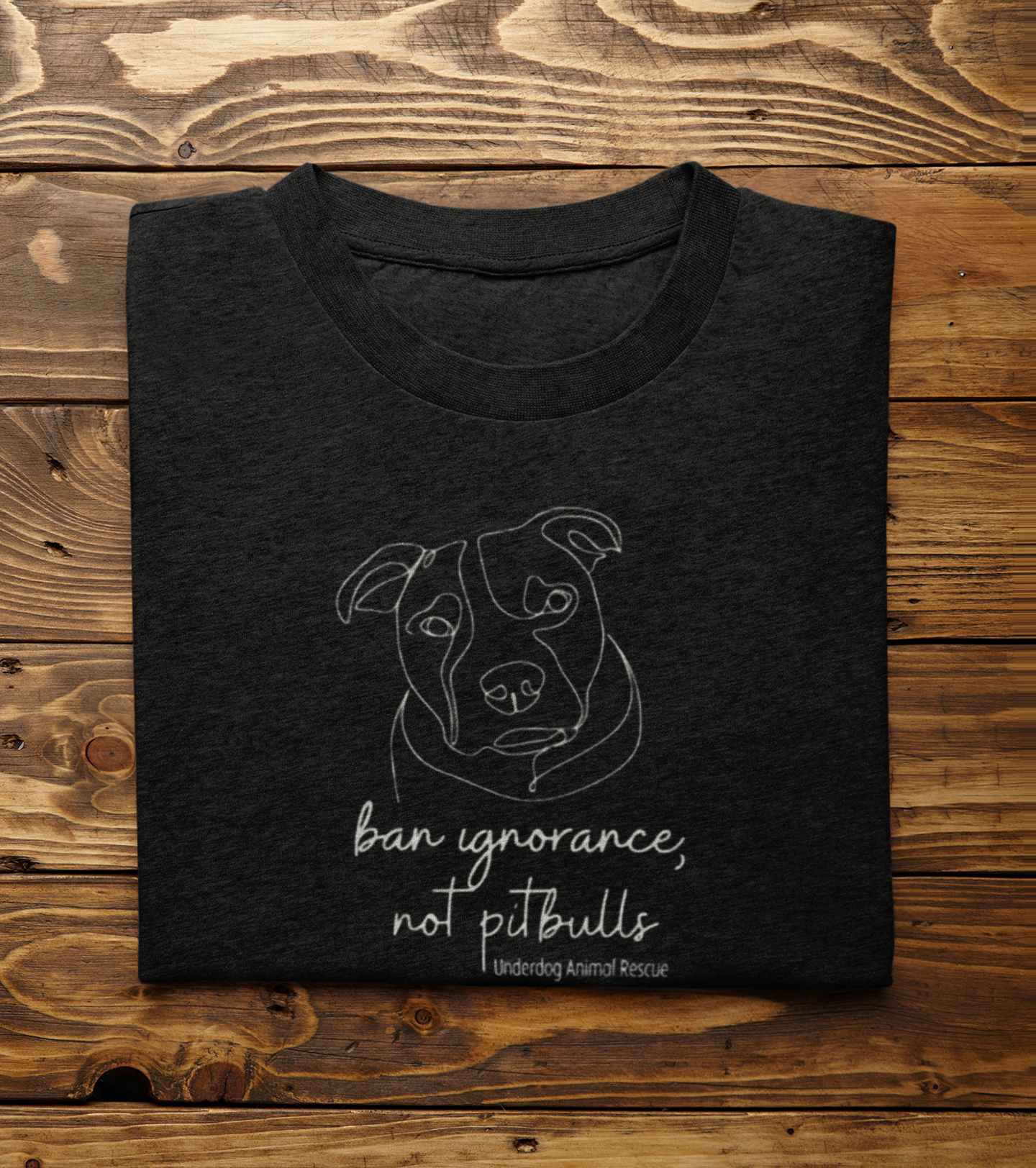 Underdog Pitty TriBlend Tee (available in several colors) - Ruff Life Rescue Wear