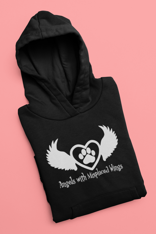 Wings Pull Over Fleece Hoodie (available in several colors) - Ruff Life Rescue Wear