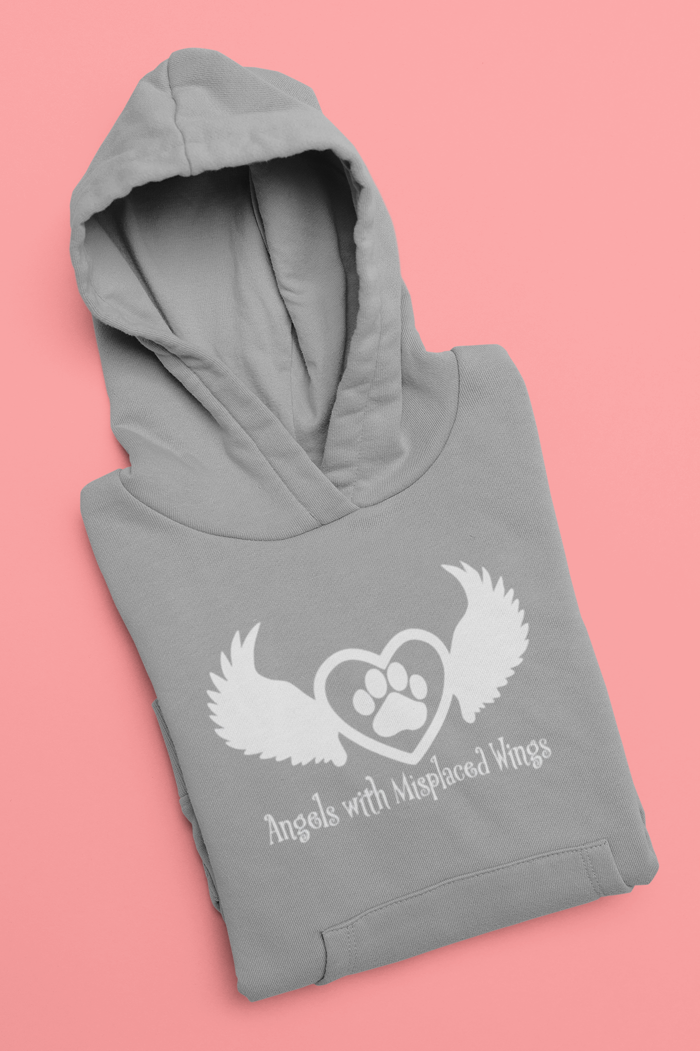 Wings Pull Over Fleece Hoodie (available in several colors) - Ruff Life Rescue Wear