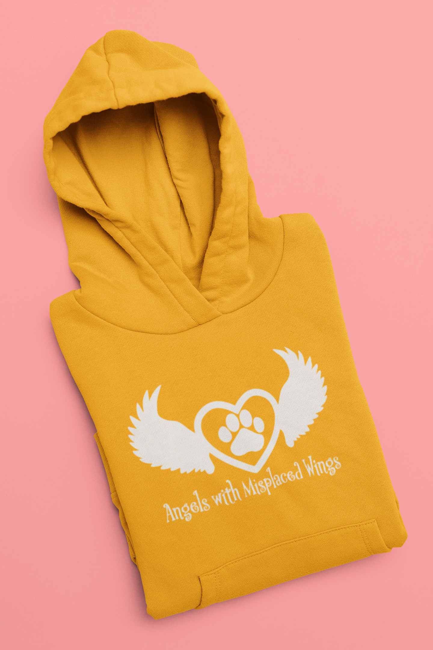Wings Pull Over Fleece Hoodie (available in several colors) - Ruff Life Rescue Wear