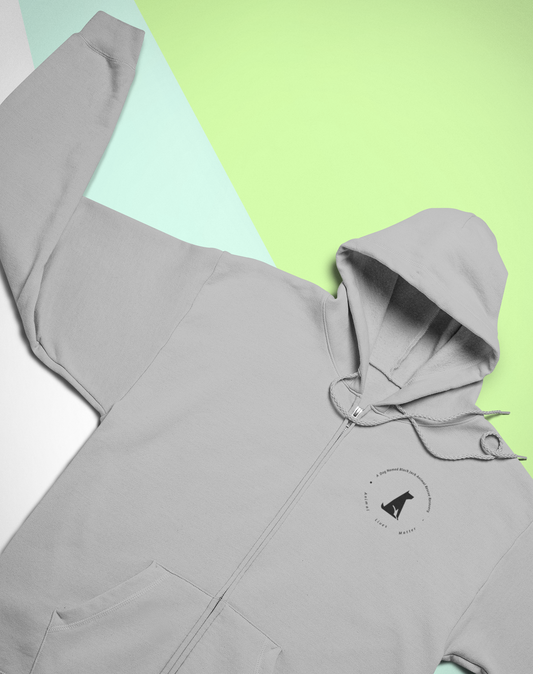 Black Jack Sponge Fleece Full-Zip Hoodie - Ruff Life Rescue Wear