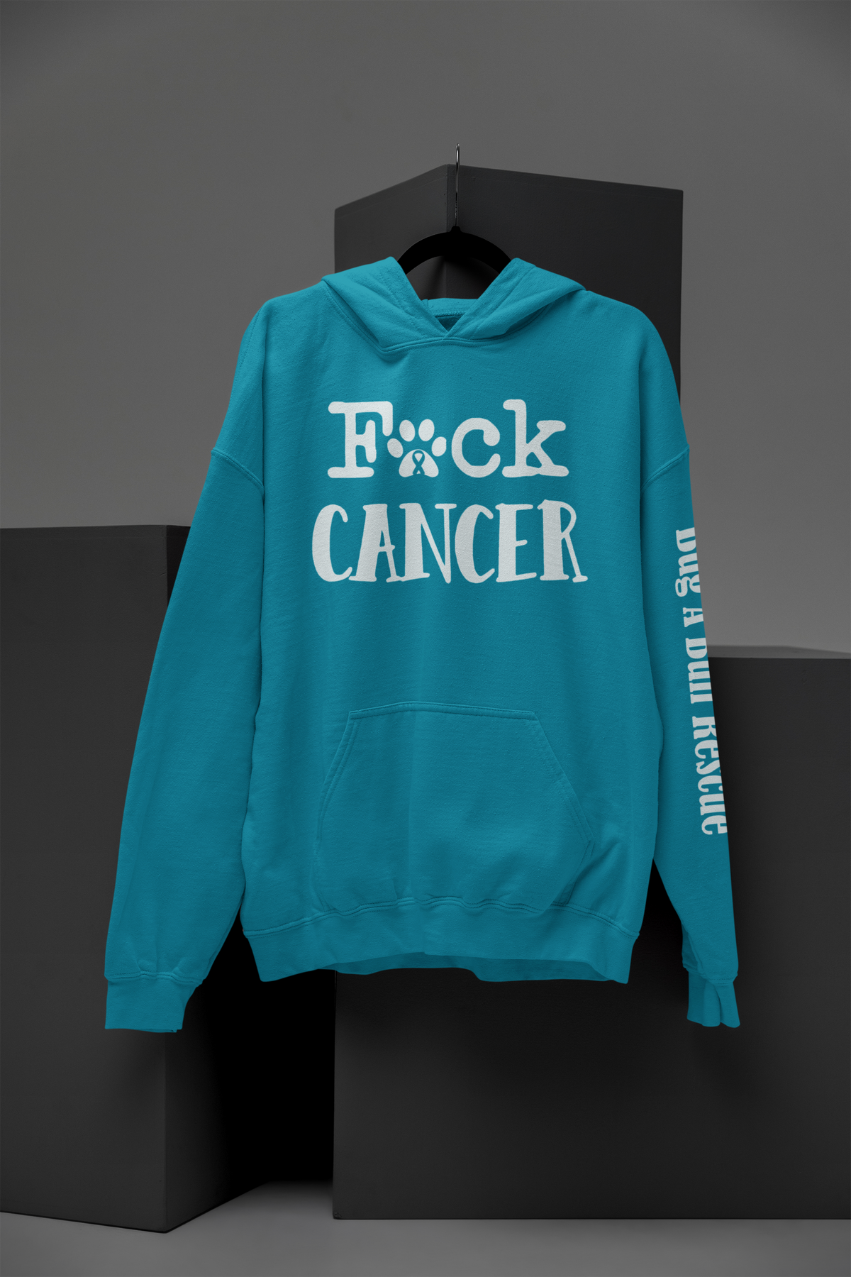 F*ck Cancer Bug a Bull Rescue - Pull Over (See all colors) - Ruff Life Rescue Wear