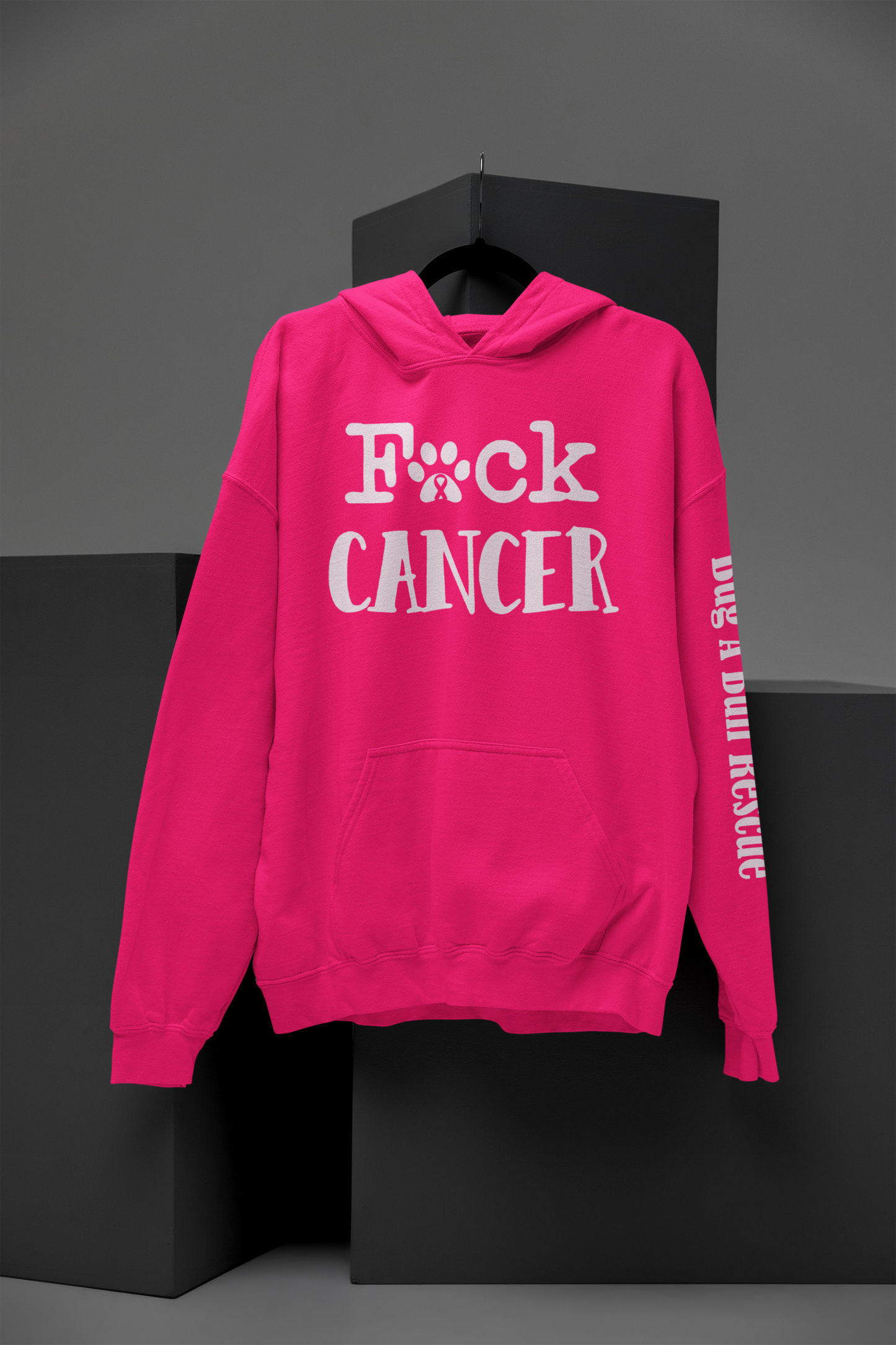 F*ck Cancer Bug a Bull Rescue - Pull Over (See all colors) - Ruff Life Rescue Wear