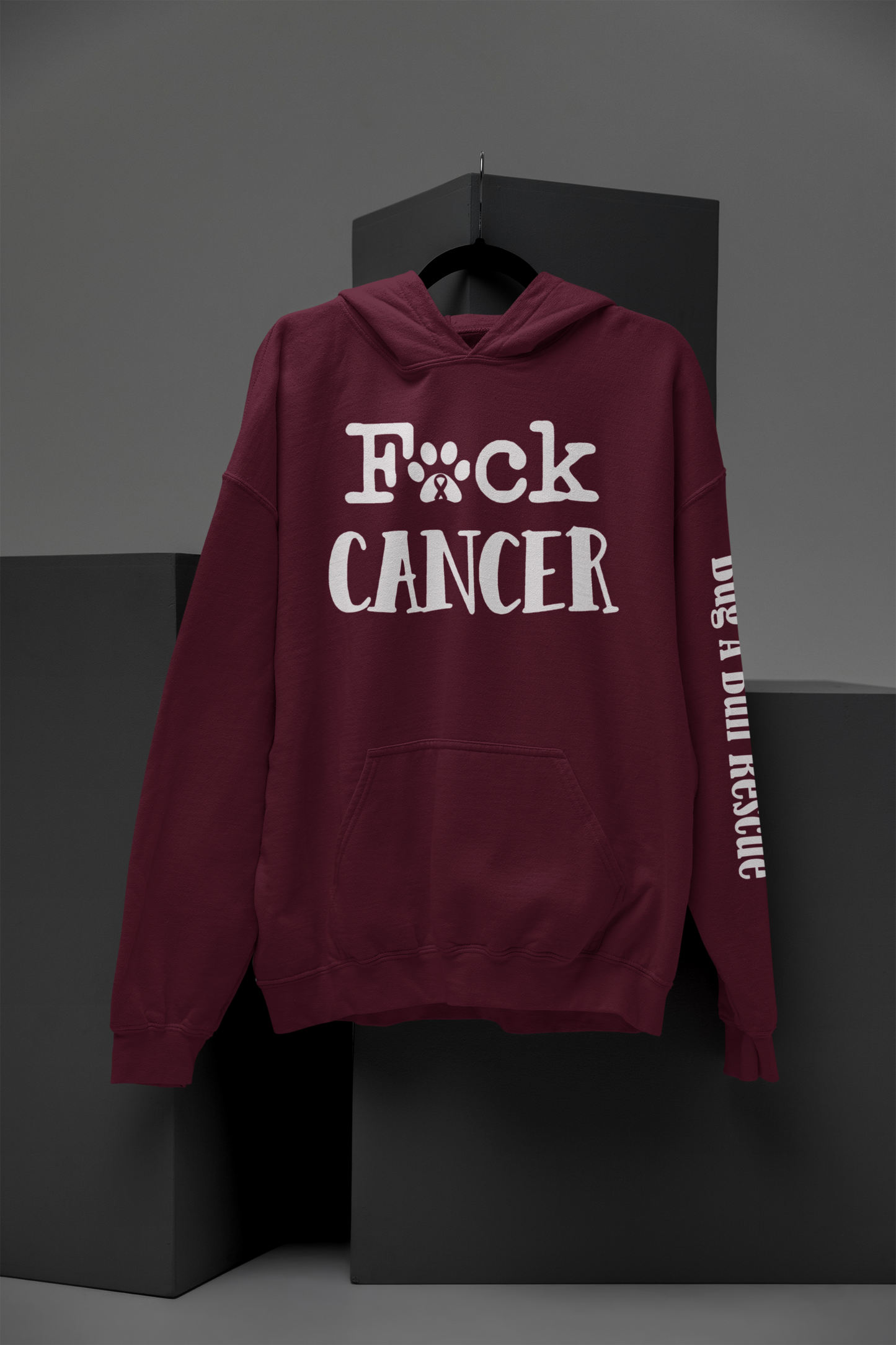 F*ck Cancer Bug a Bull Rescue - Pull Over (See all colors) - Ruff Life Rescue Wear