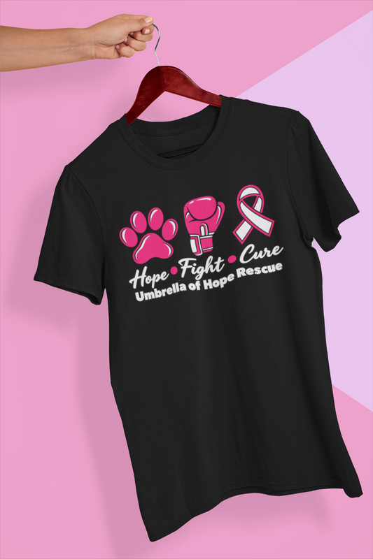 UOH Breast Cancer Awareness Tee - Ruff Life Rescue Wear